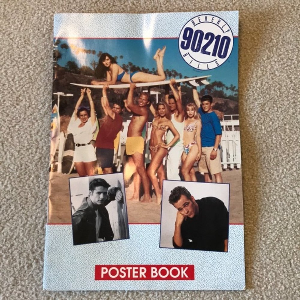 RARE! Beverly Hills 90210 Poster Book- 1991